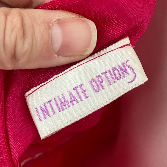 Vtg Pink Long Plunge V-Neck Empire Waist Flowy Elegant Luxurious Slip Dress Sz M - Picture 7 of 9